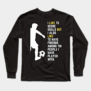 i lke to football Long Sleeve T-Shirt